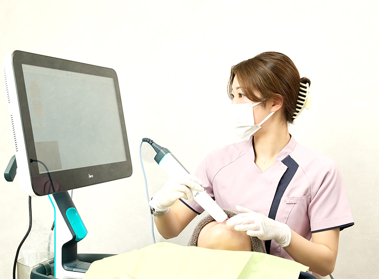 IOS（口腔内スキャナー）によるデジタル化による可視化した治療